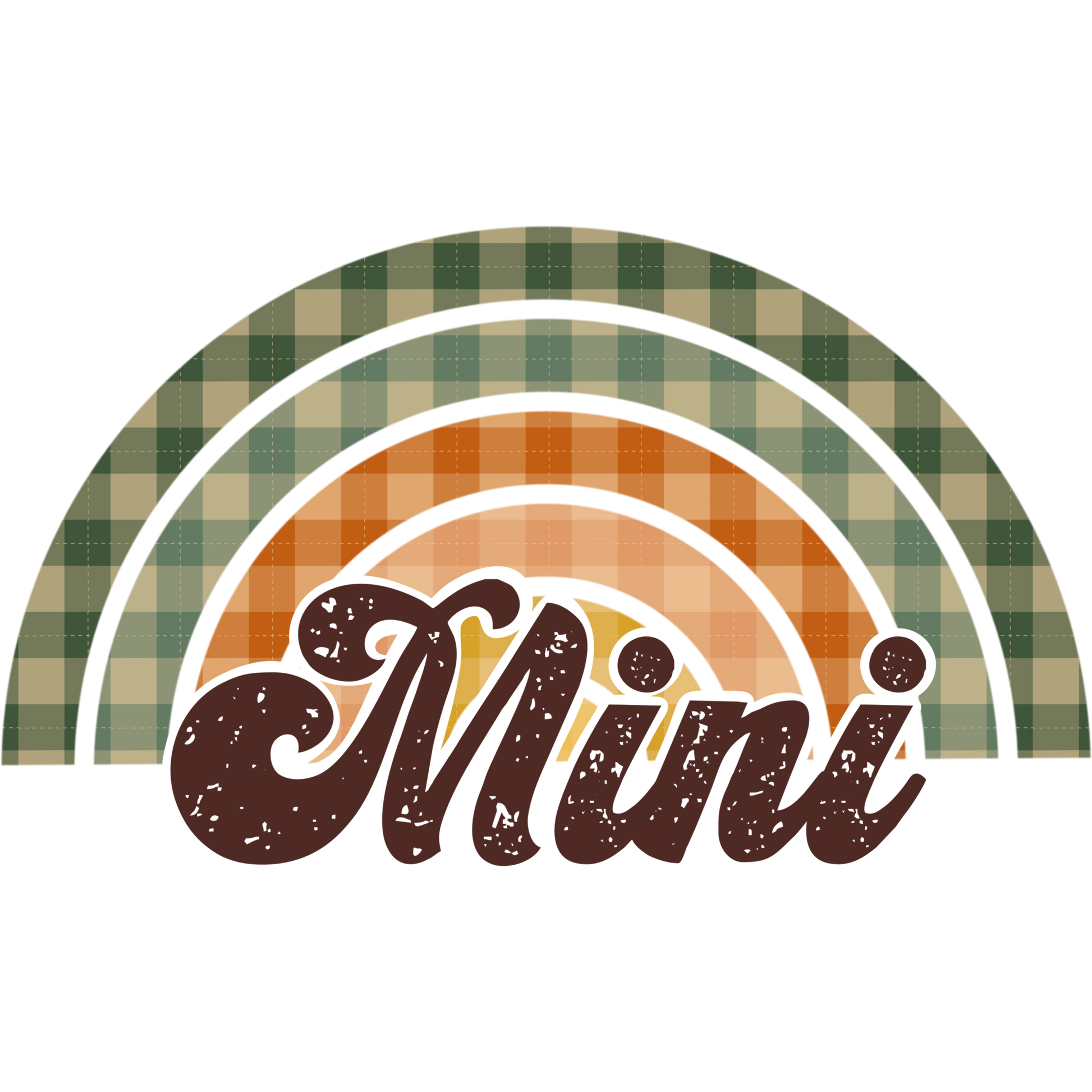 Mini Plaid Rainbow Design Graphic Product