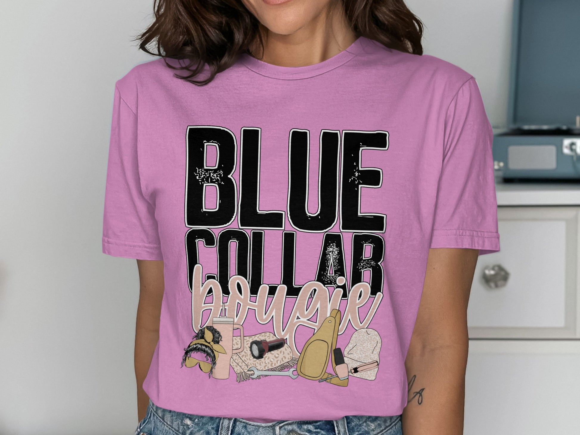 Blue Collar Bougie Fashion Tee