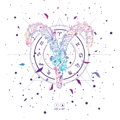 Aries Zodiac Sign Mandala Artwork product