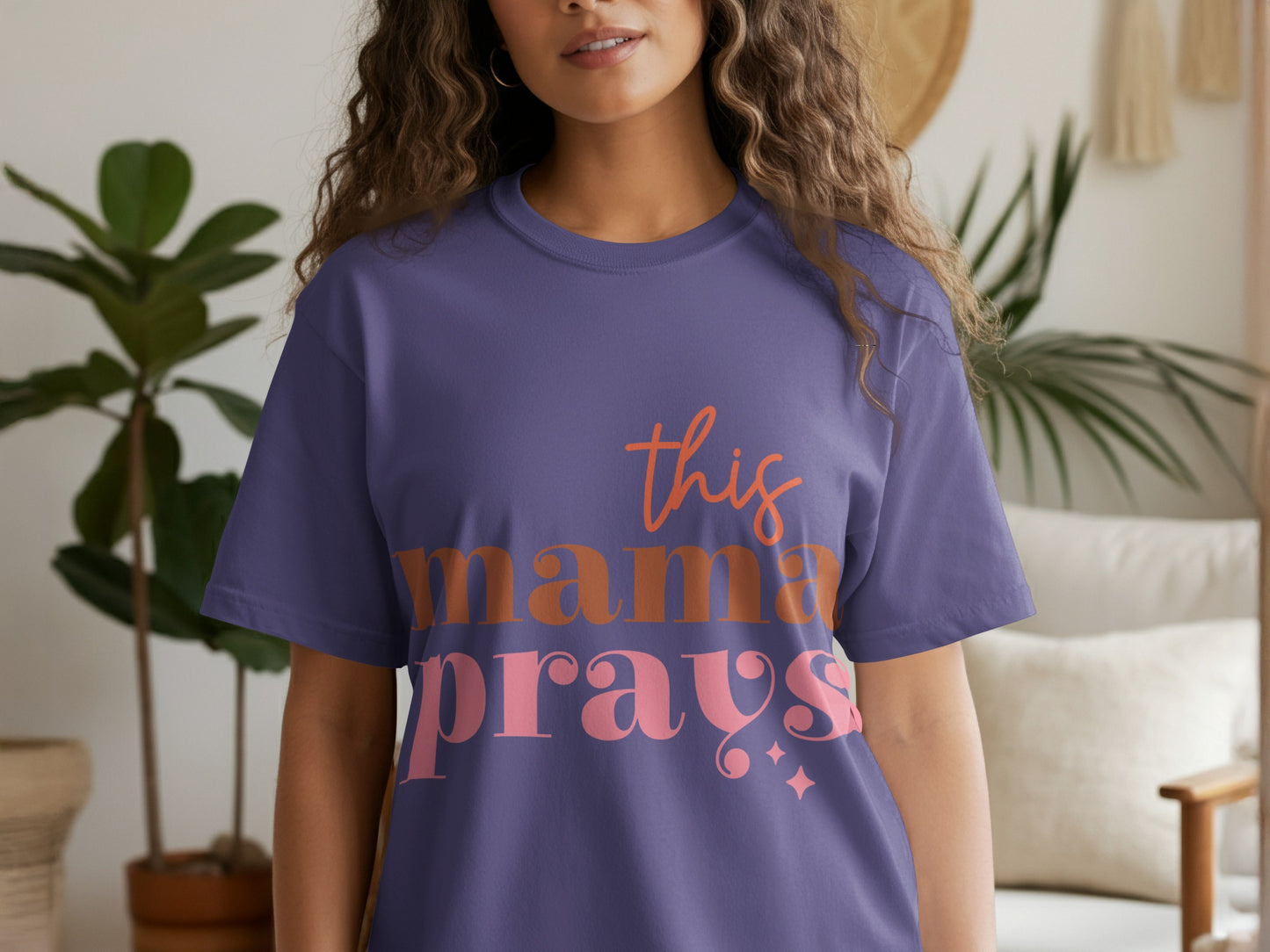 This Mama Prays Graphic T-Shirt