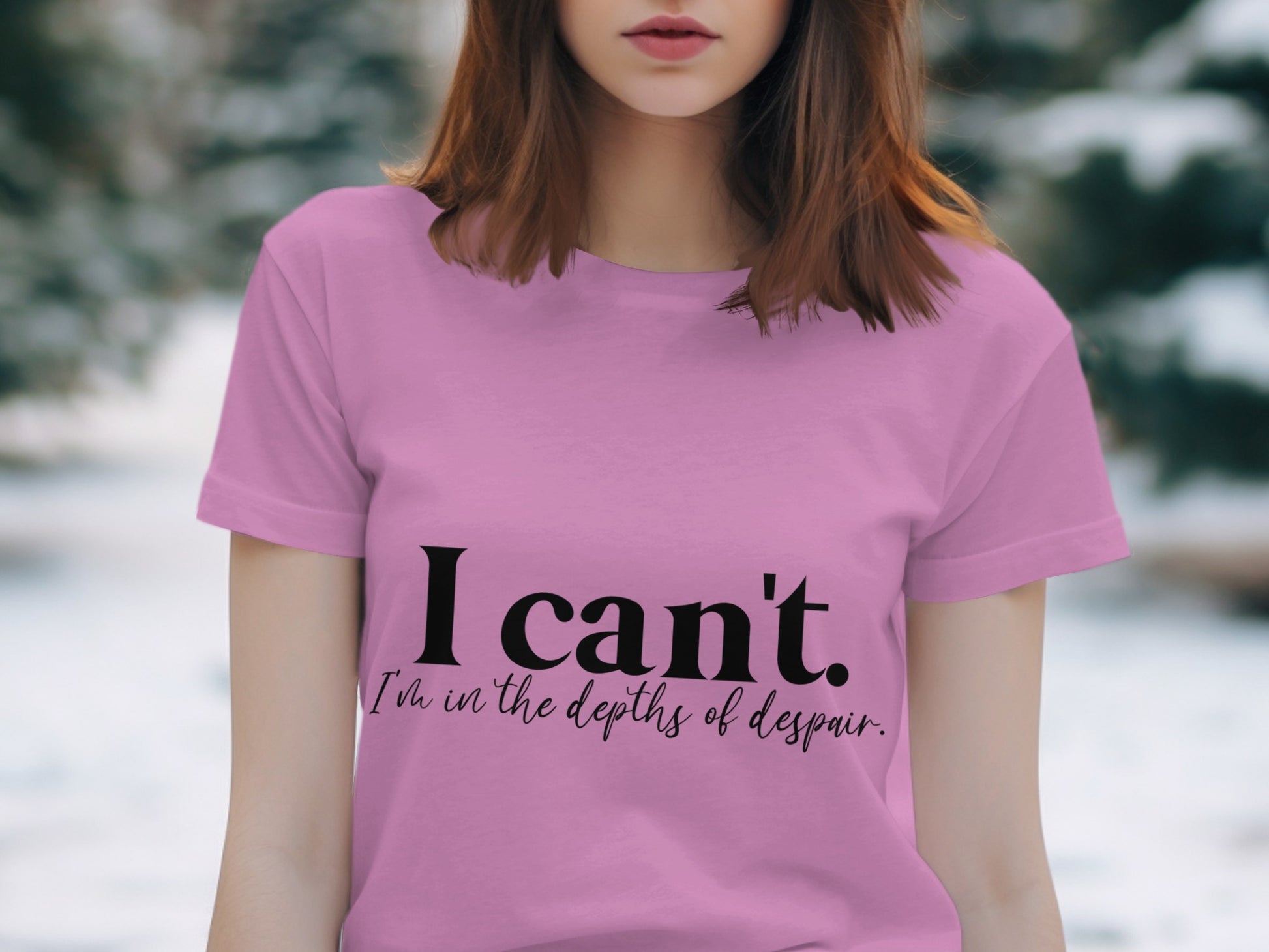 I can't I'm in the depths of despair product