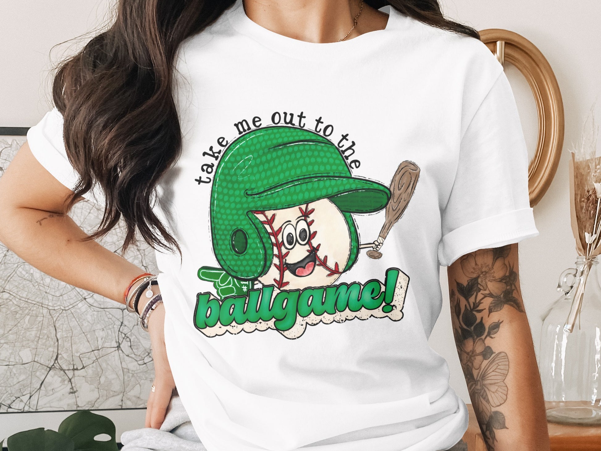 Take Me Out To The Ballgame Fun Baseball T-Shirt
