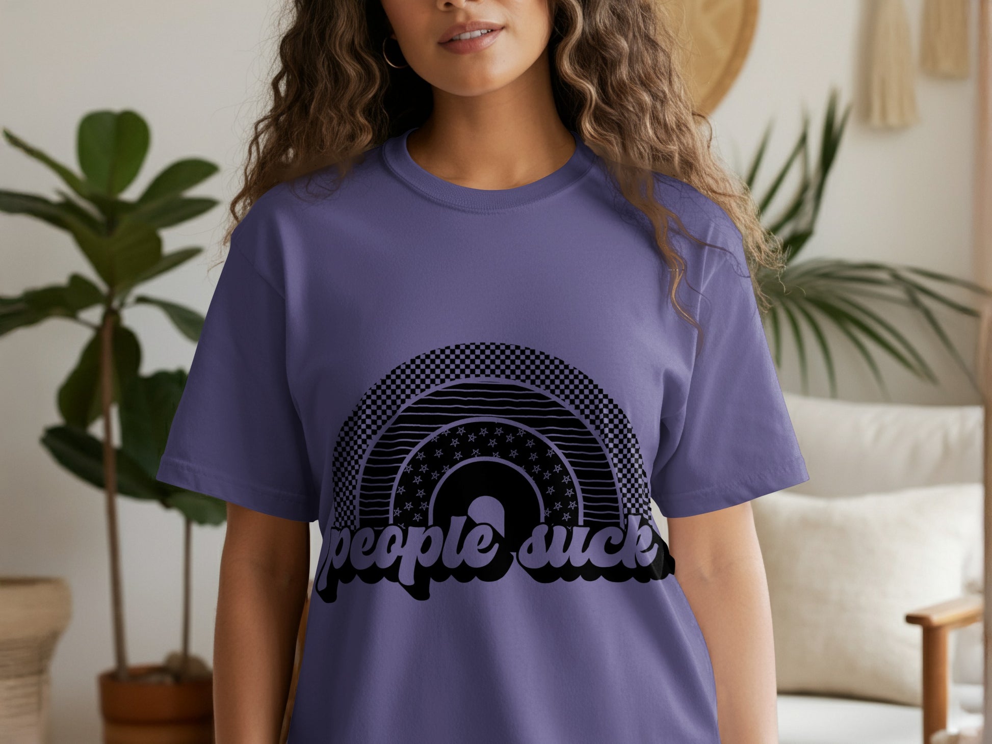 People Suck Rainbow Graphic Tee