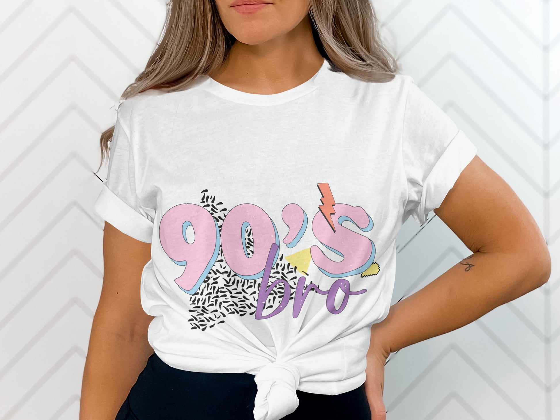 90's Bro Graphic Tee Casual Unisex Fashion Shirt