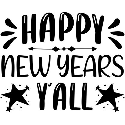 Festive Happy New Years Y'all Greeting Sign product