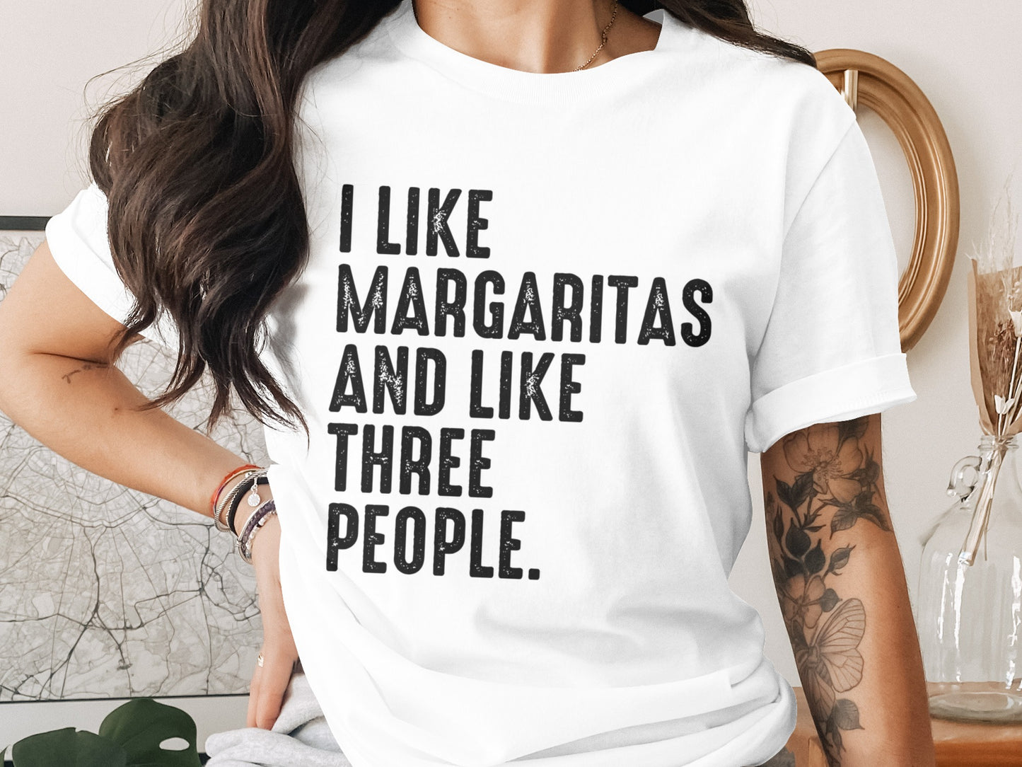 I Like Margaritas And Like Three People T-Shirt