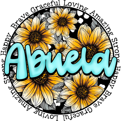 Abuela Brave Graceful Loving Amazing Strong Happy Product