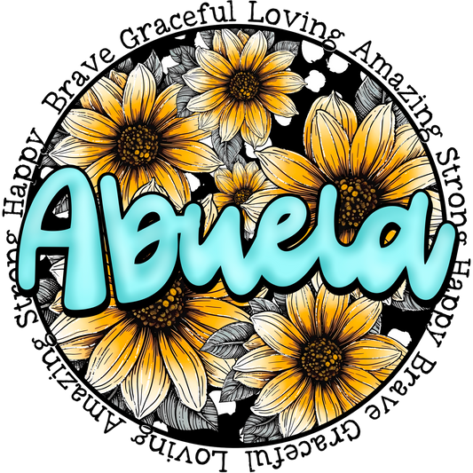 Abuela Brave Graceful Loving Amazing Strong Happy Product