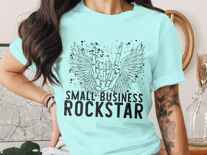 Small Business Rockstar Graphic T-Shirt