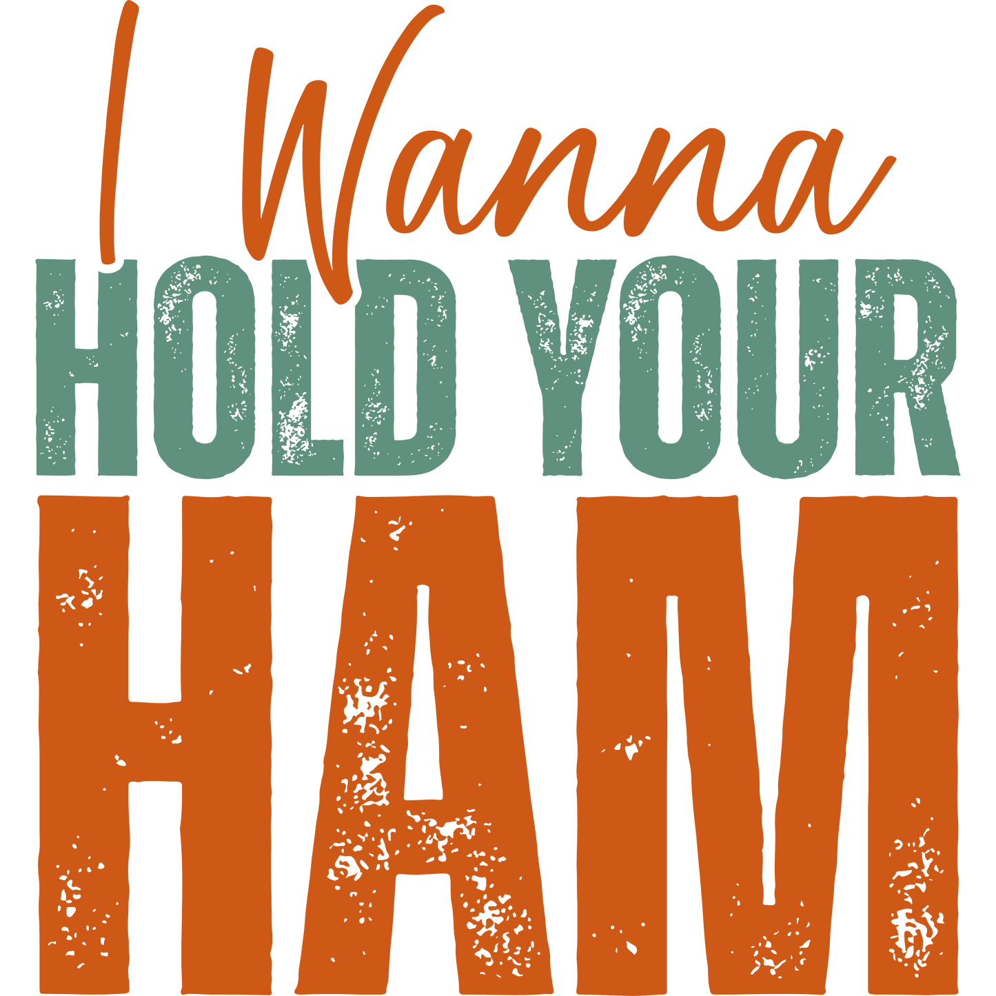 I Wanna Hold Your Ham Unique and Fun Decor Product
