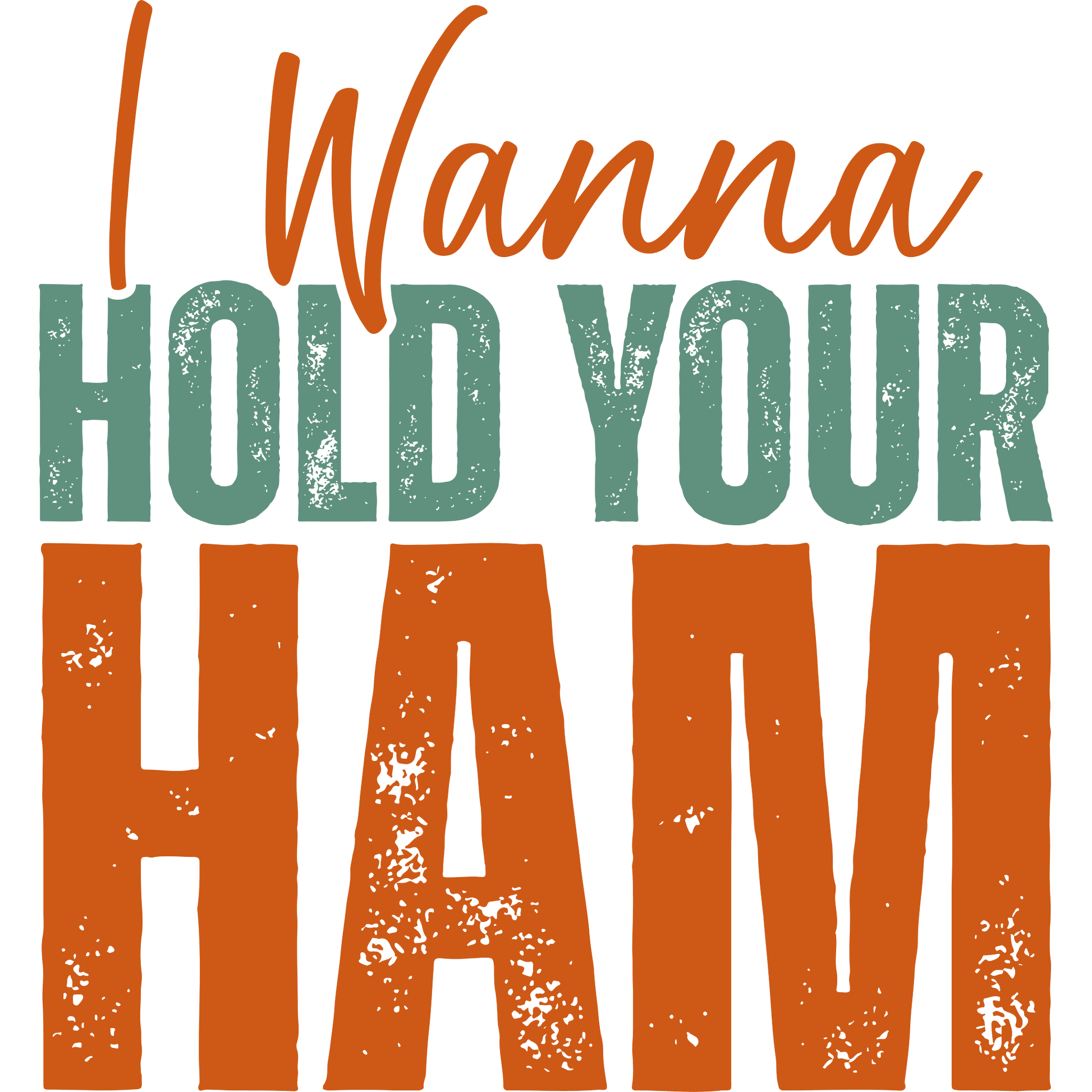 I Wanna Hold Your Ham Unique and Fun Decor Product