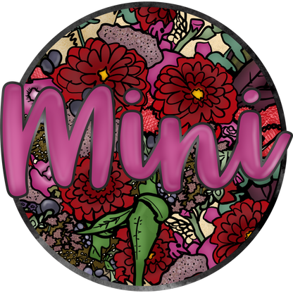 Mini Decorative Floral Pattern Art