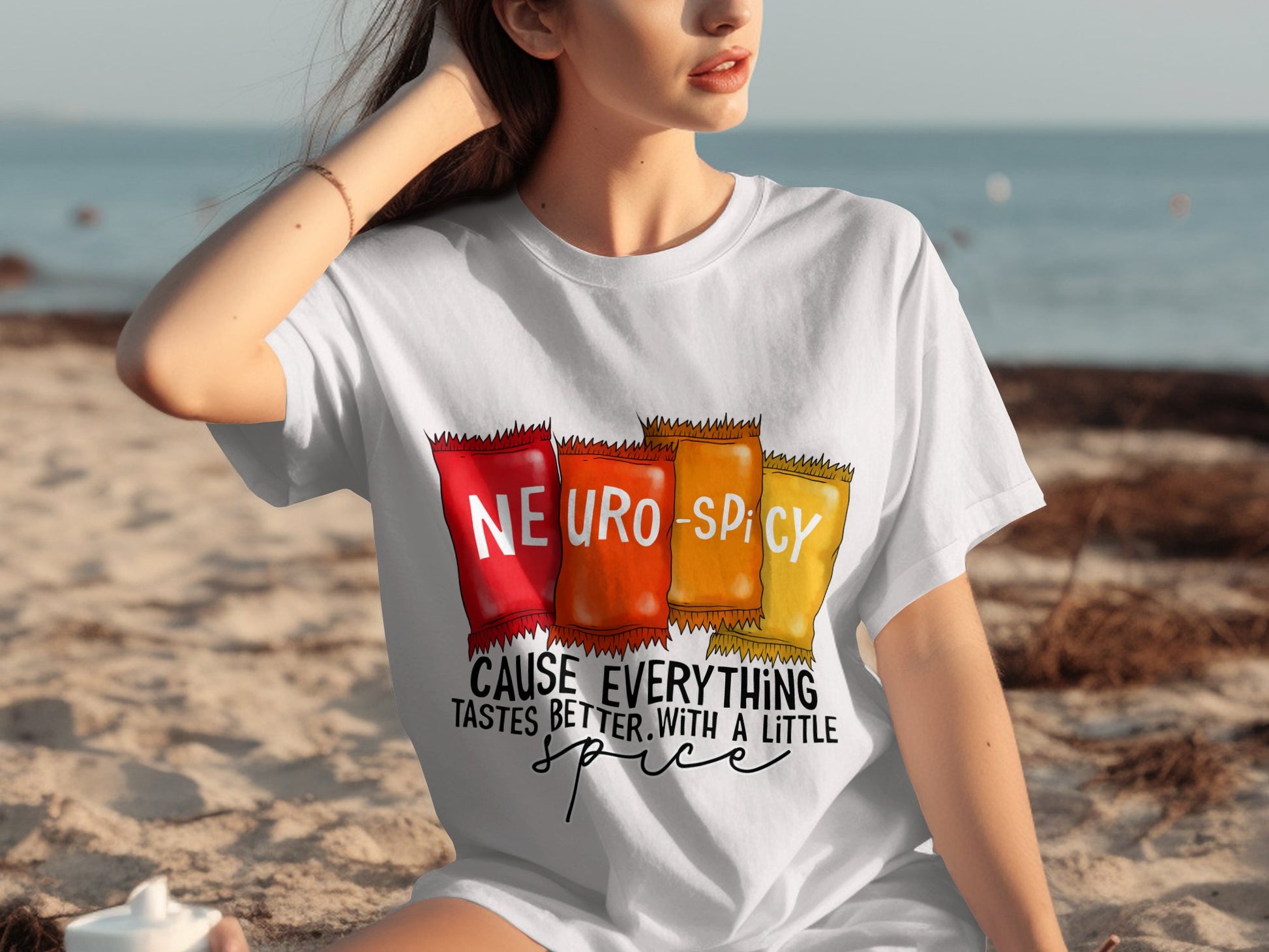 Trendy Neuro Spicy Cause Everything Tastes Better Shirt