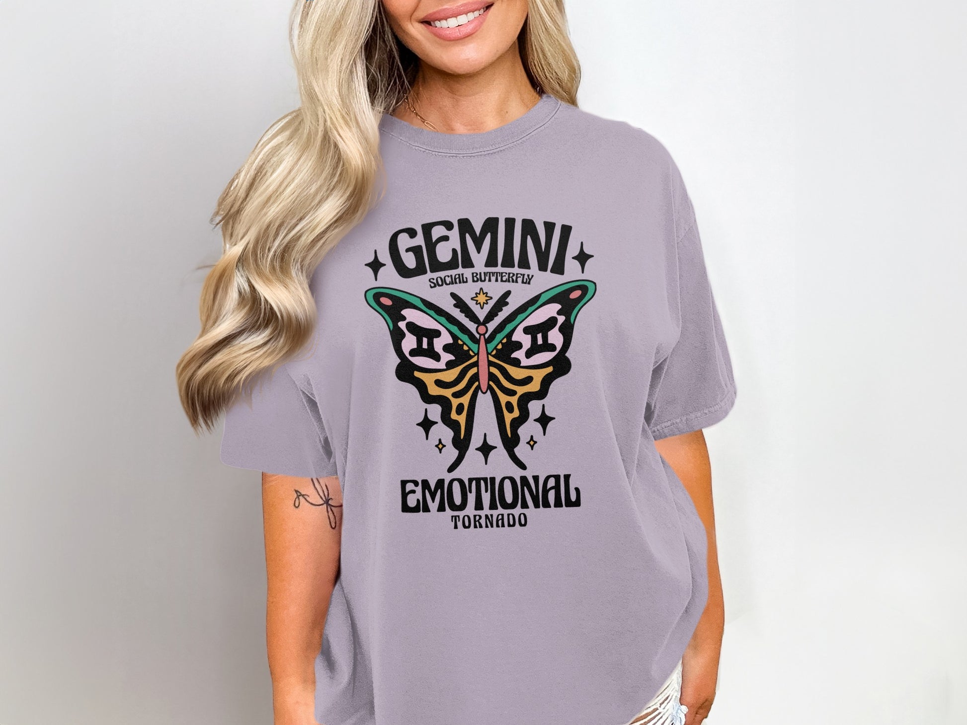 Gemini Social Butterfly Emotional Tornado T-Shirt
