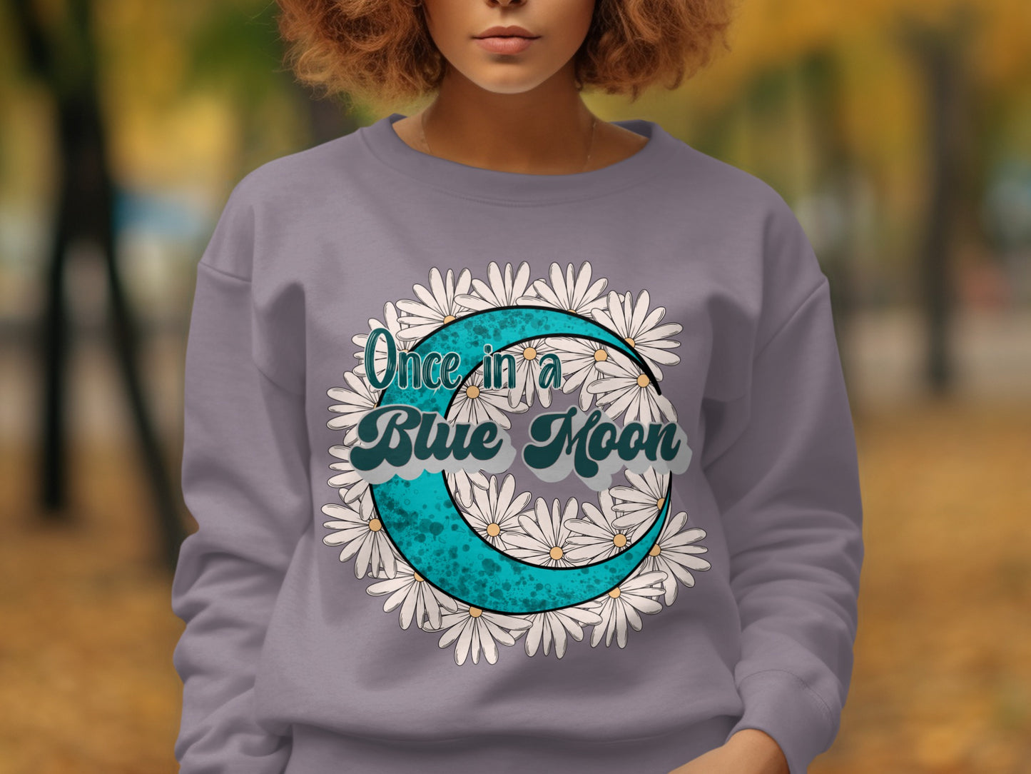 Once in a Blue Moon Graphic Sweatshirt Product