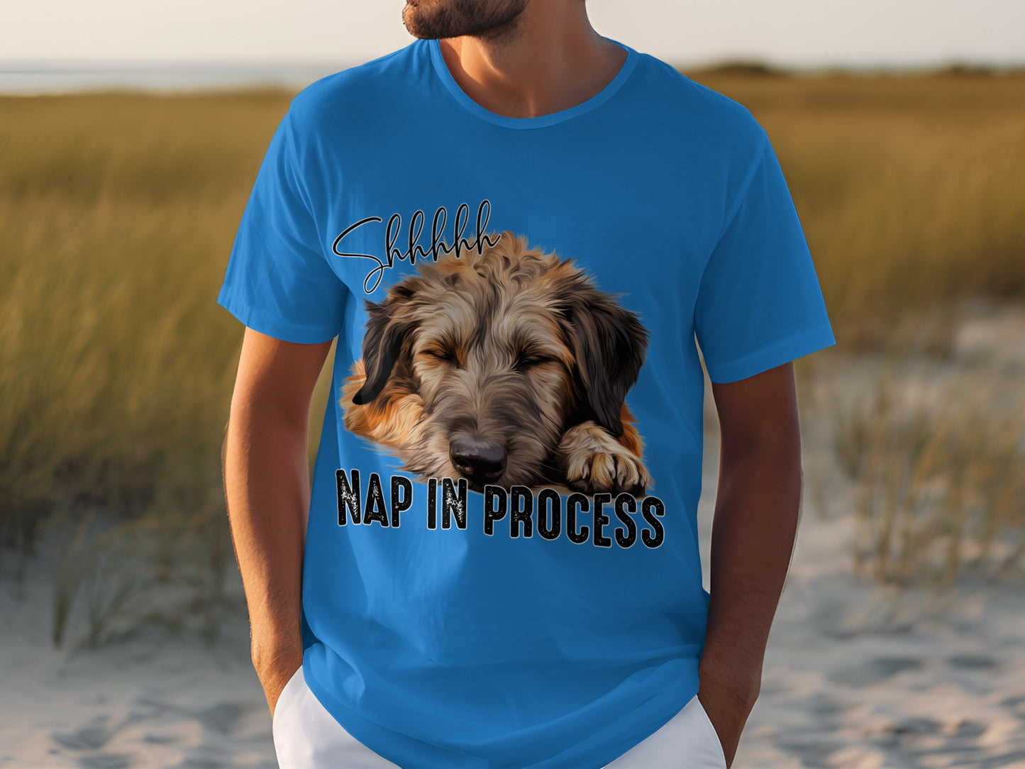 Shhhhhh Nap In Process Funny Dog Lover T-shirt