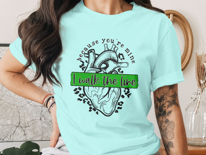 Because You're Mine I Walk The Line Graphic Tee