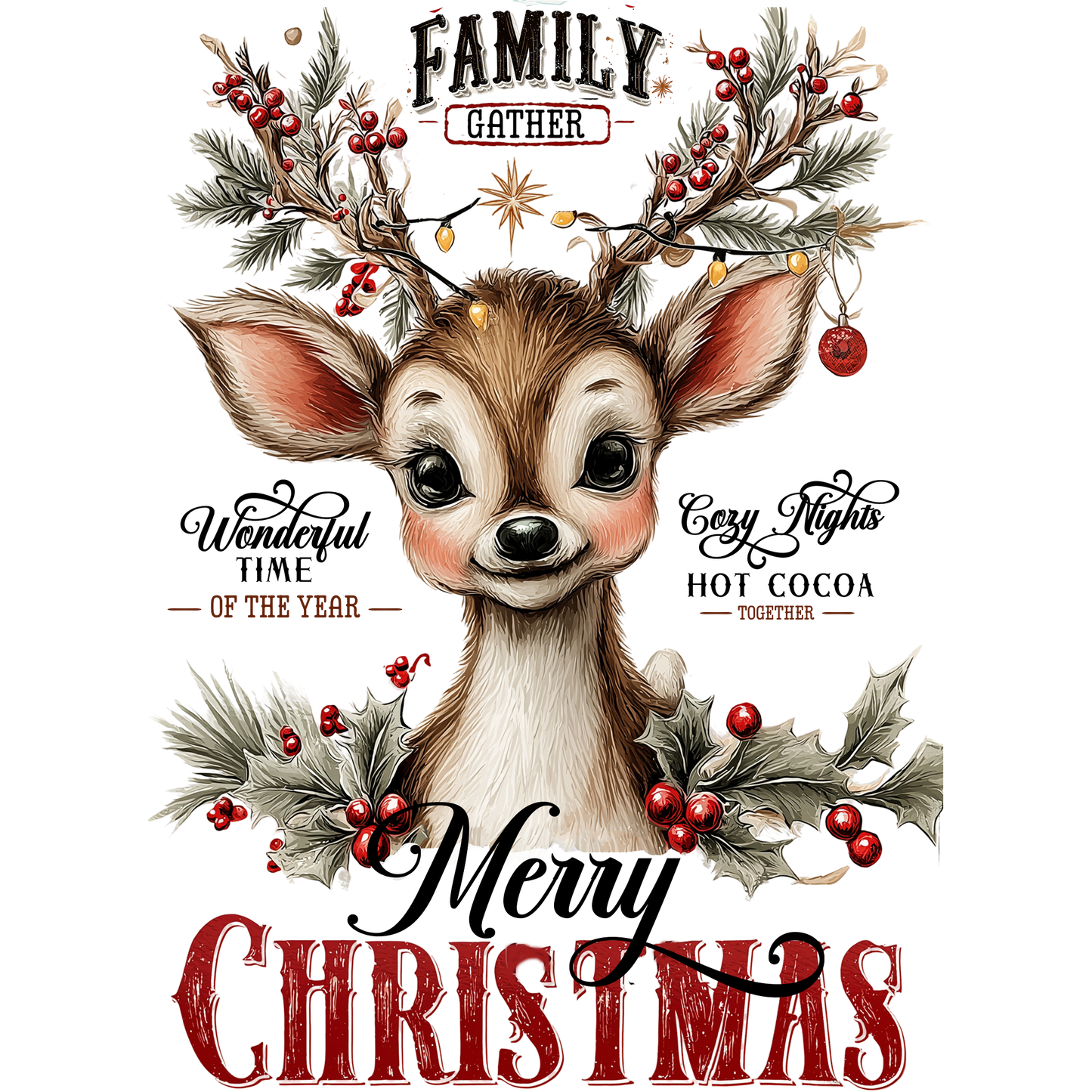 Cozy Nights Wonderful Time Merry Christmas product