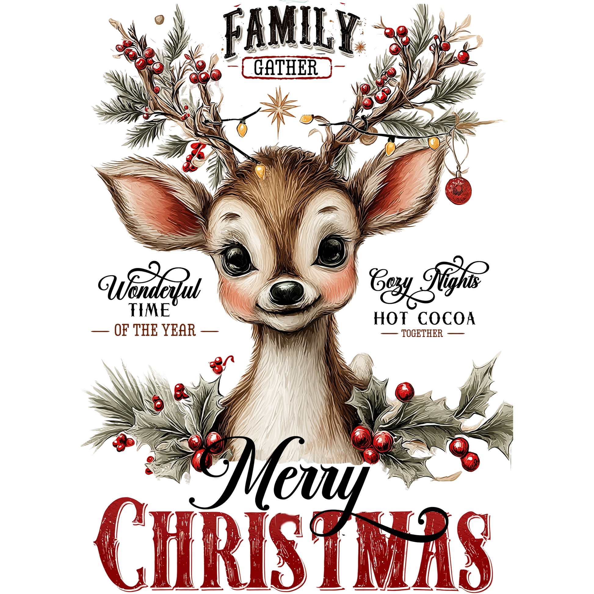 Cozy Nights Wonderful Time Merry Christmas product
