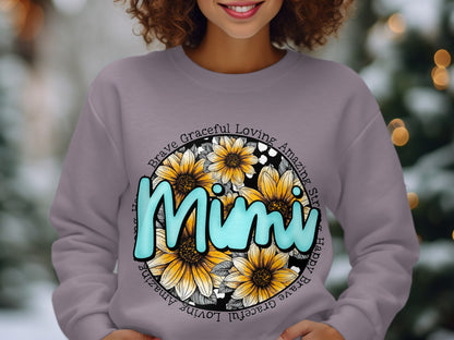 Brave Graceful Loving Amazing Mimi Sweatshirt Product