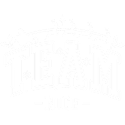 Team Nice Santa Sleigh Reindeer Christmas product