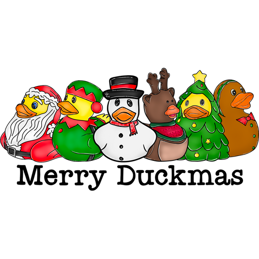 Festive Rubber Ducks Merry Duckmas themed product