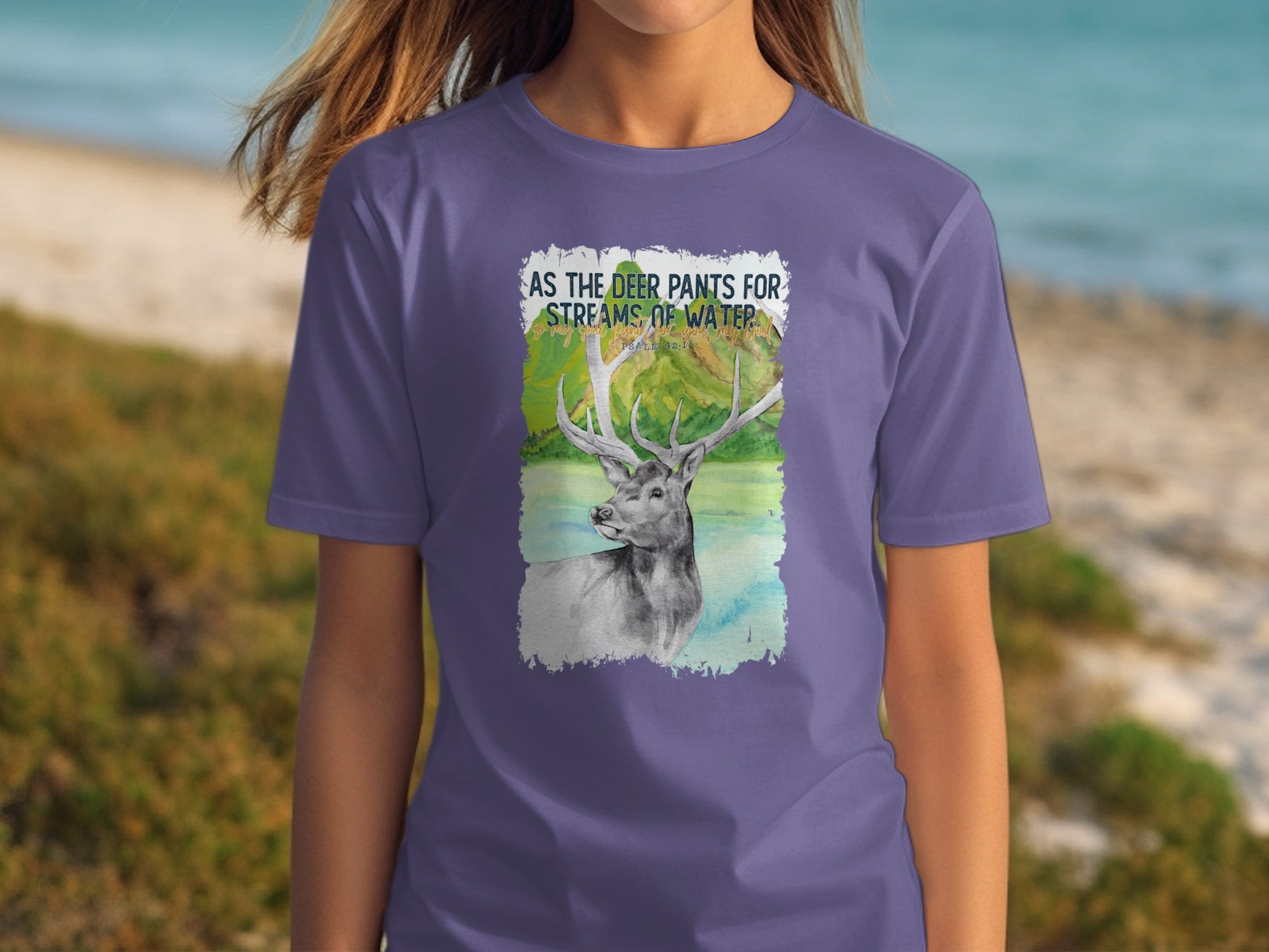 As The Deer Pants For Streams Of Water T-shirt
