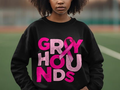 Greyhounds Breast Cancer Awareness Sweatshirt