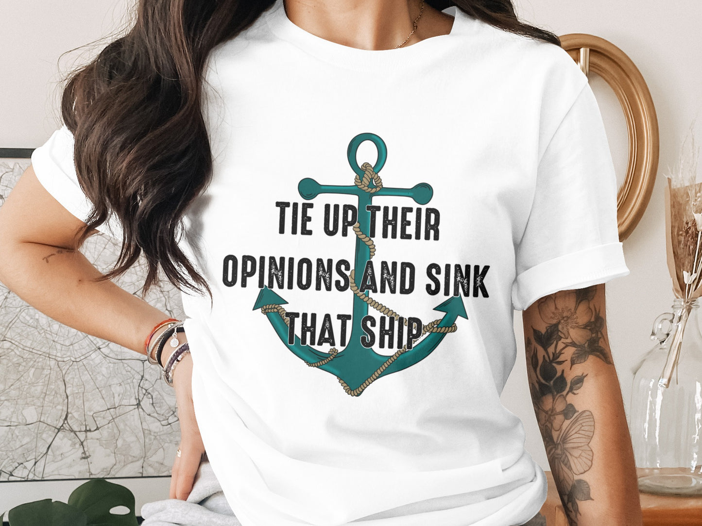 Tie Up Their Opinions And Sink That Ship Shirt