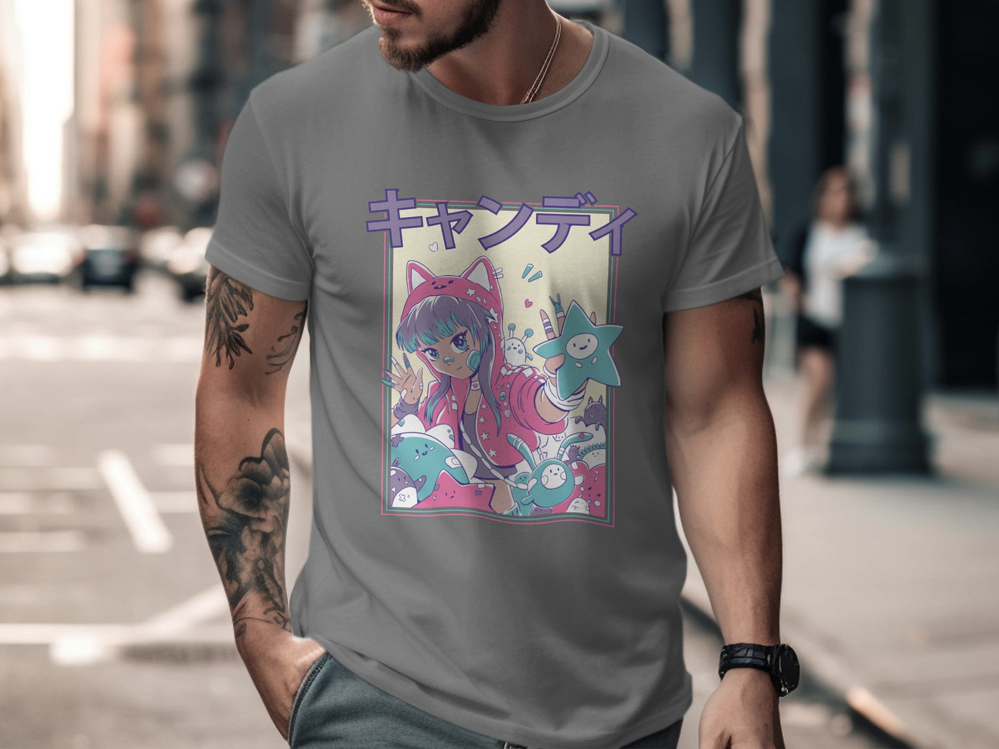 Stylish Anime-Inspired Graphic T-Shirt