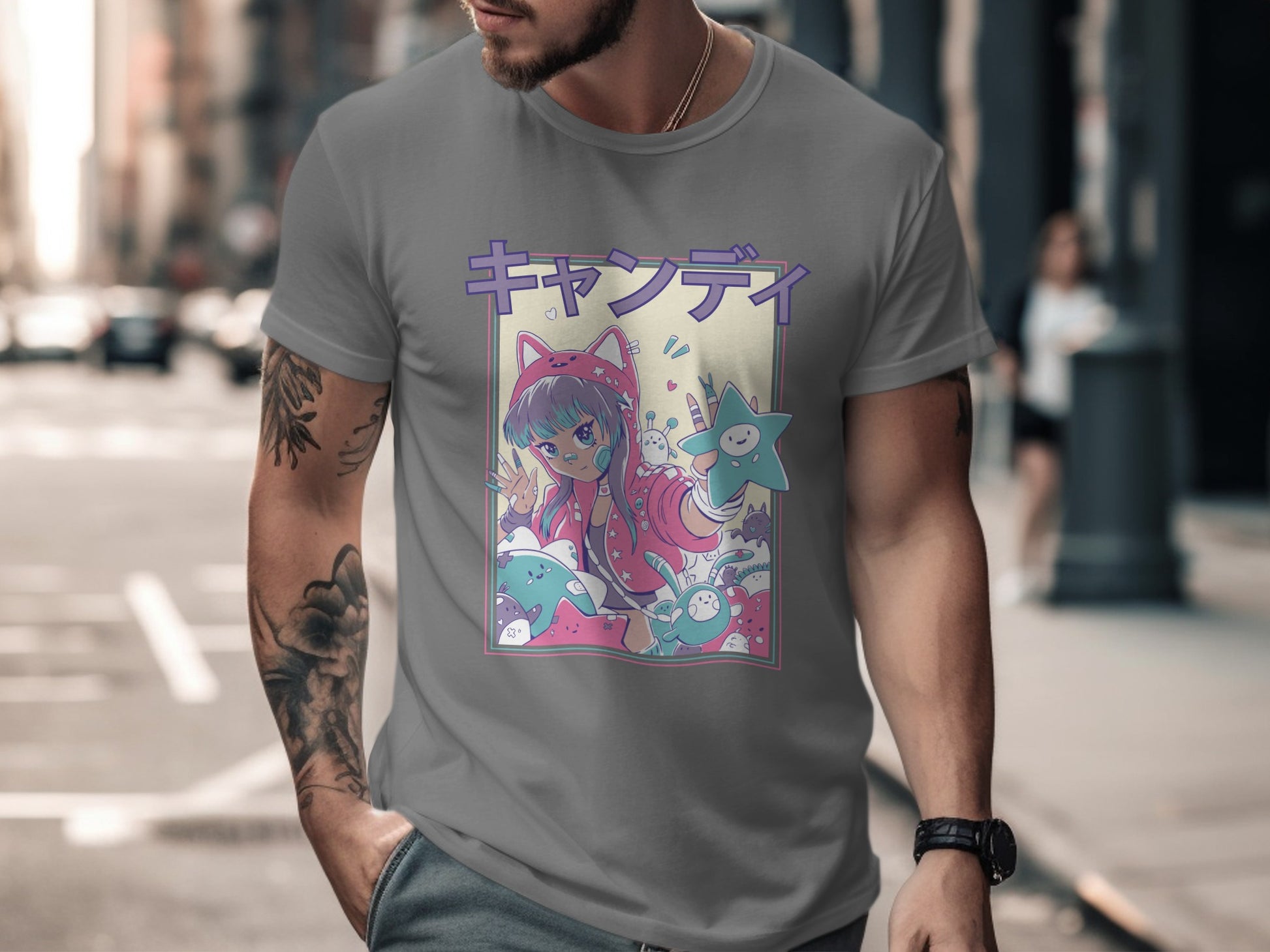 Stylish Anime-Inspired Graphic T-Shirt