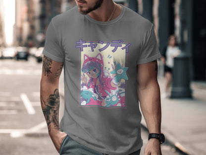 Stylish Anime-Inspired Graphic T-Shirt