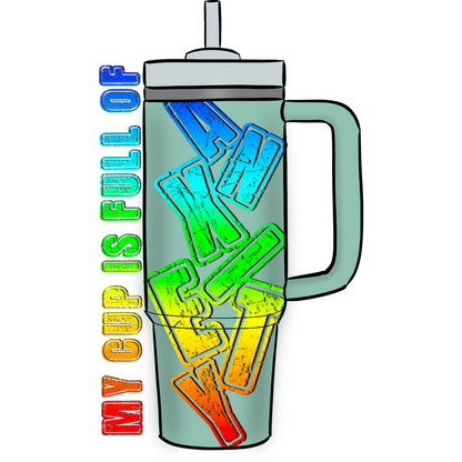 My Cup Is Full of Anxiety Travel Mug