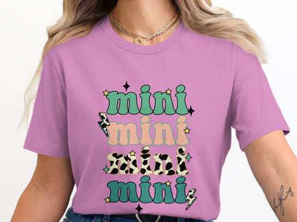 Trendy Mini Letter Graphic Print Casual T-Shirt