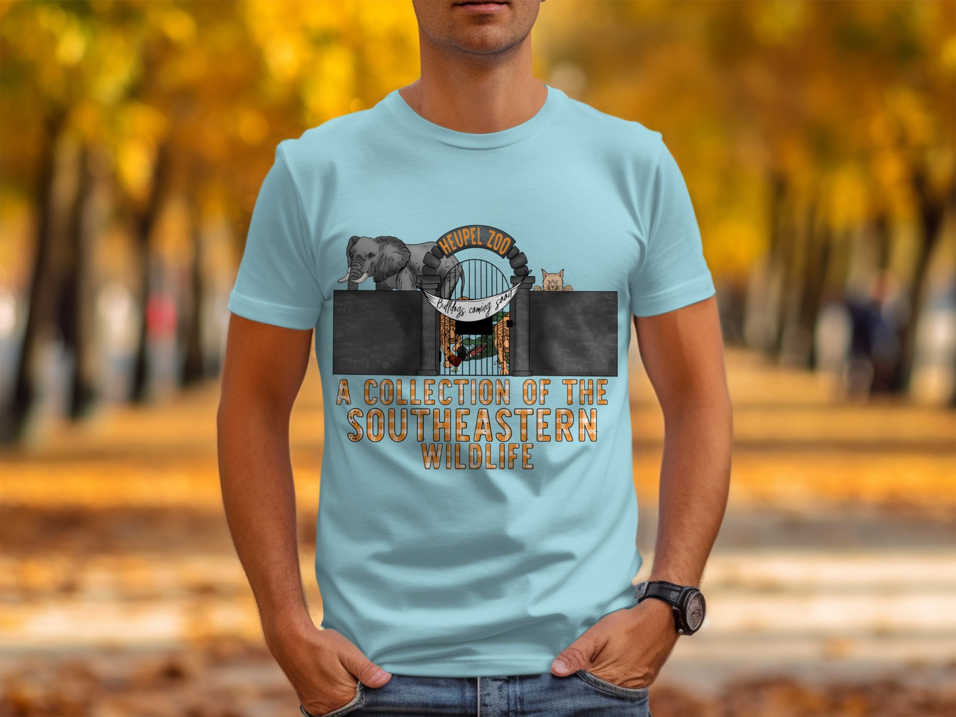 Pruple Zoo A Collection of Southeastern Wildlife Shirt