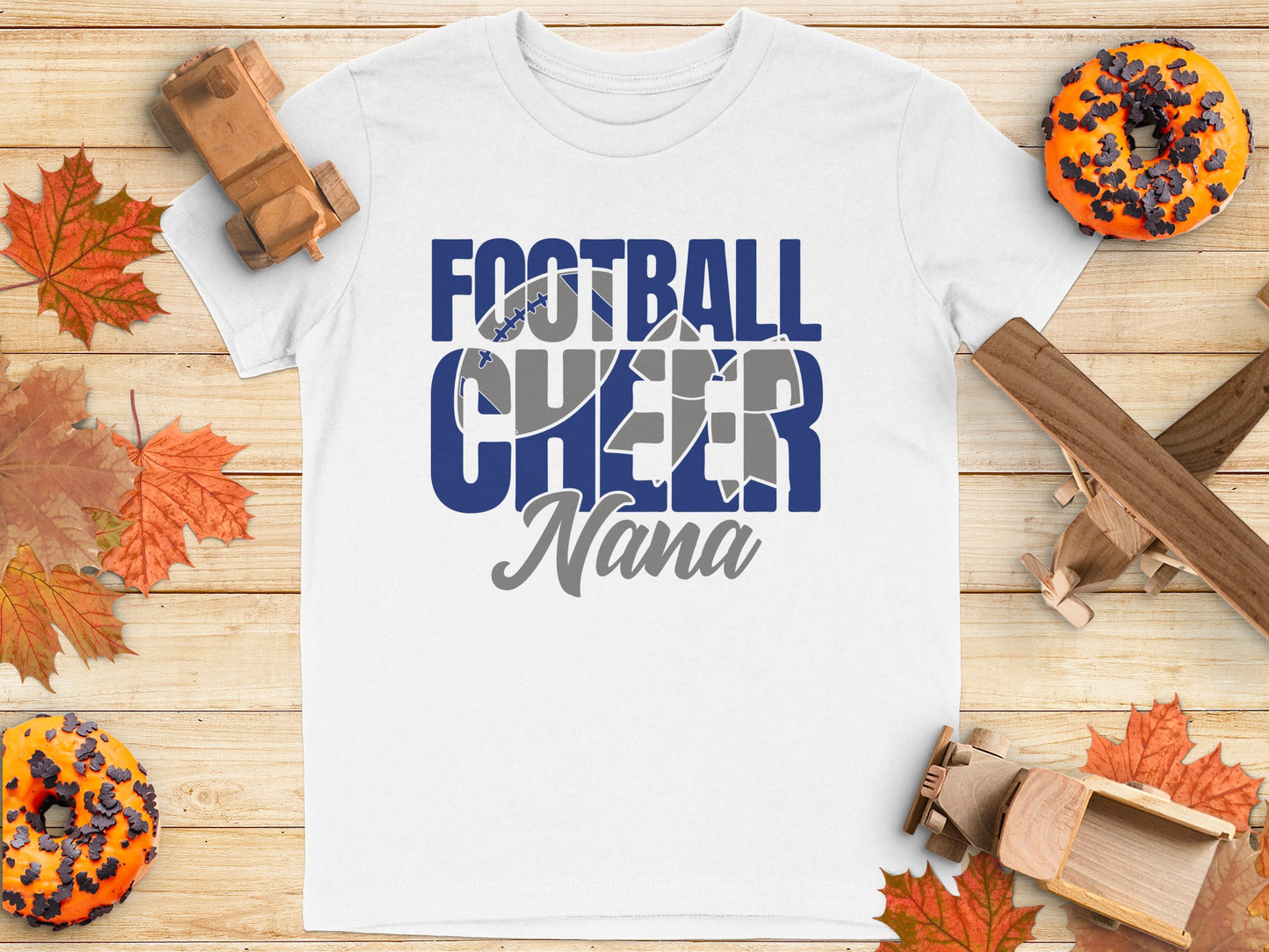 Football Cheer Nana Printed T-shirt product type