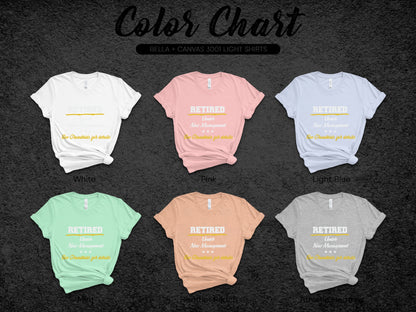 Retired Under New Management Check Shirt Selection
