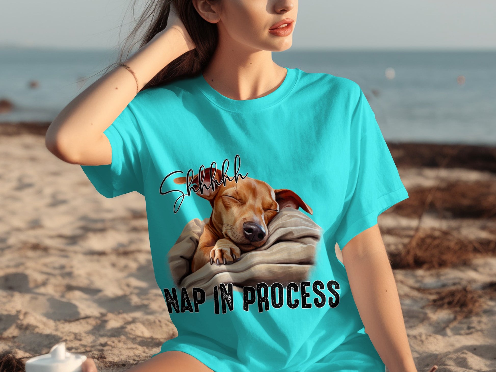 Shhhhhh Nap In Process Graphic Tshirt