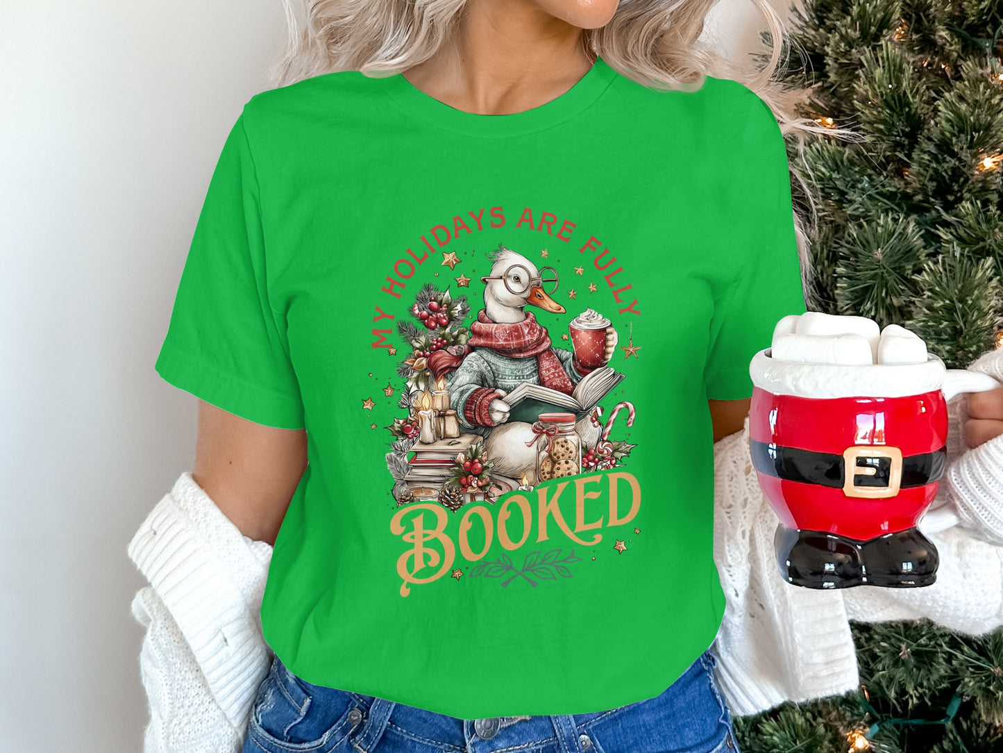 My Holidays Are Fully Booked T-Shirt for Book Lovers