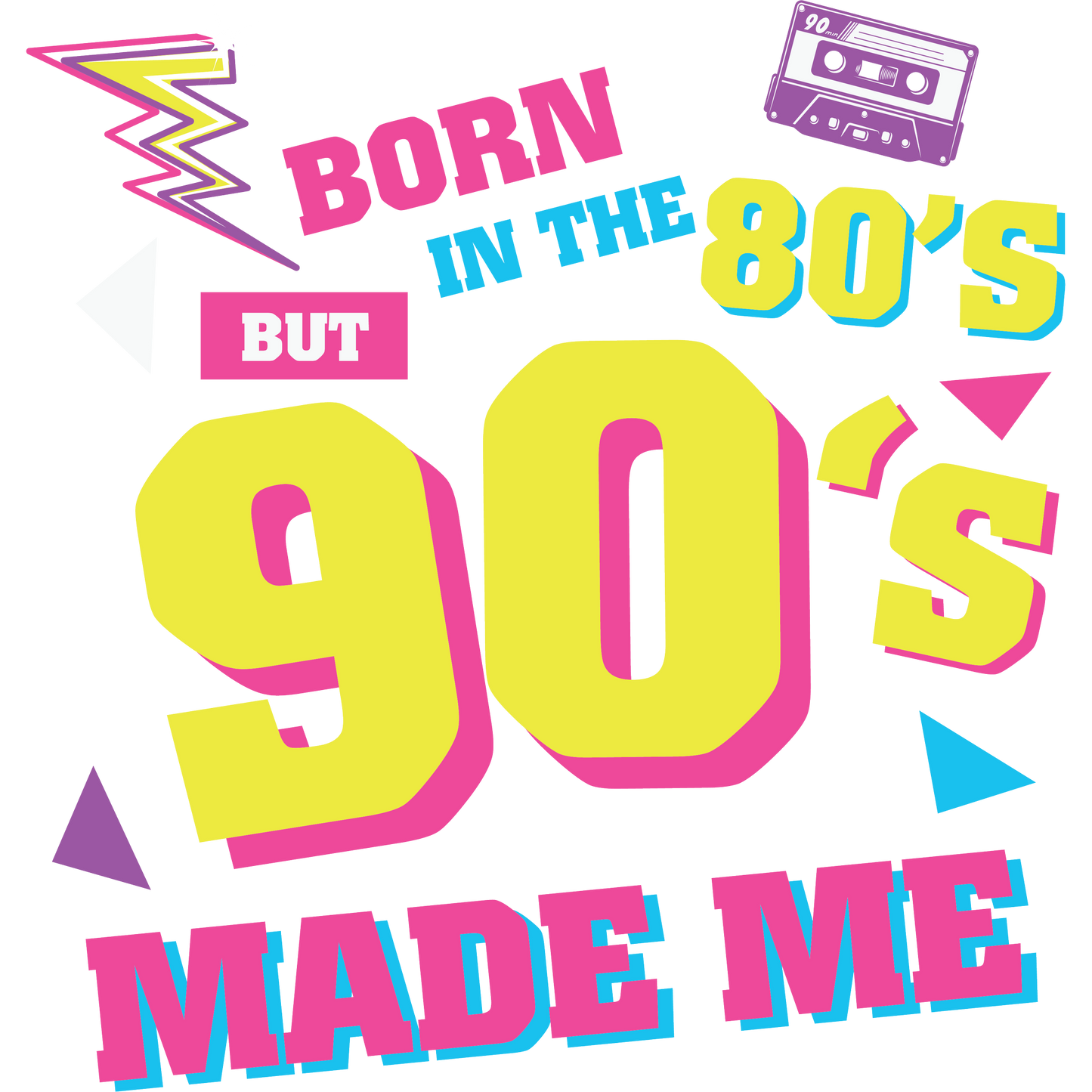 Born in the 80's But 90's Made Me Poster
