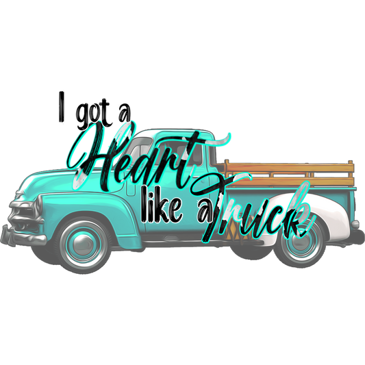 I got a Heart like a Truck graphic design product