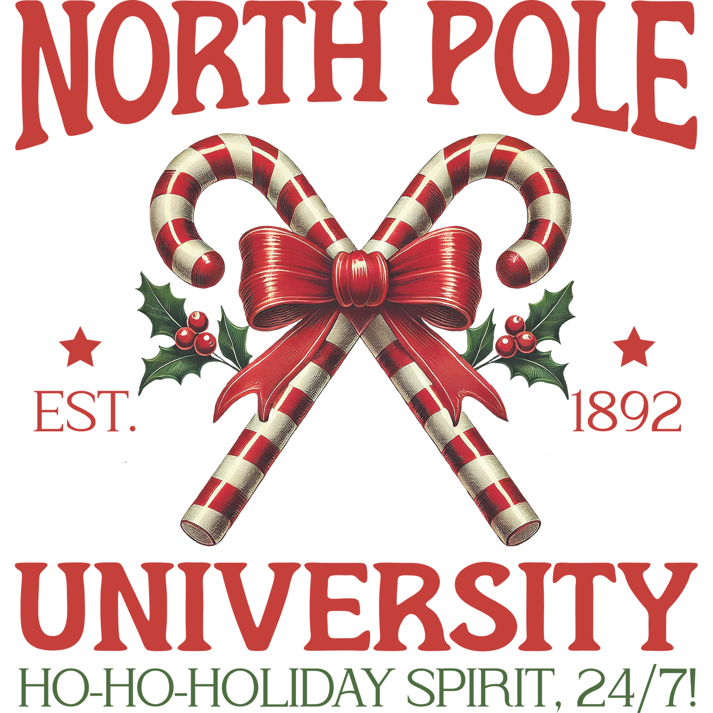 North Pole University Ho Ho Holiday Spirit 24/7 product
