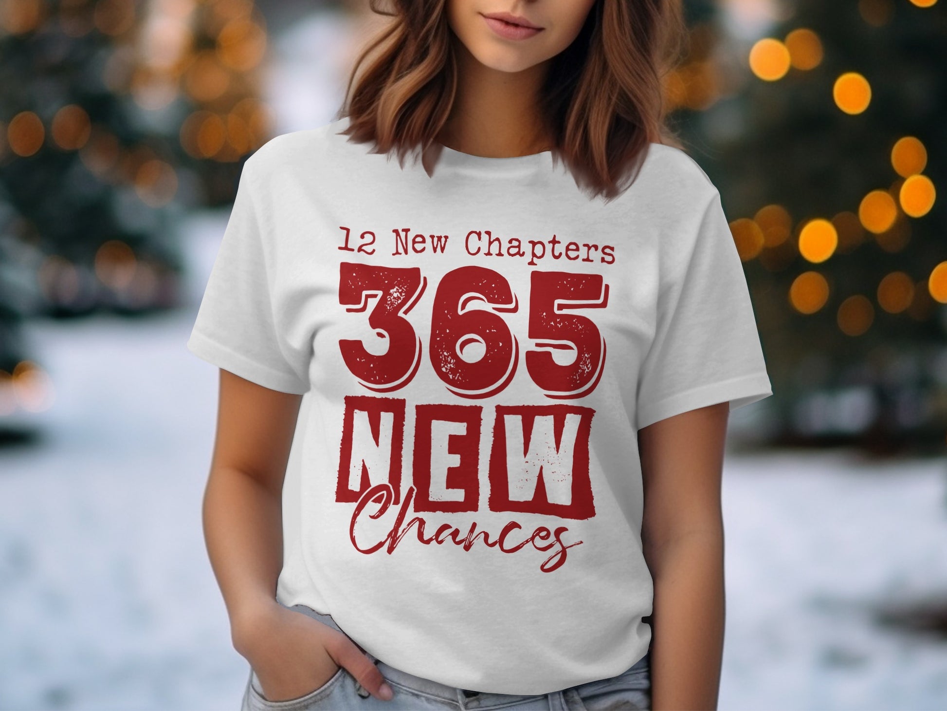 12 New Chapters 365 New Chances inspirational shirt