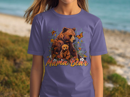 Mama Bear and Cub Cute Nature Scene Shirt