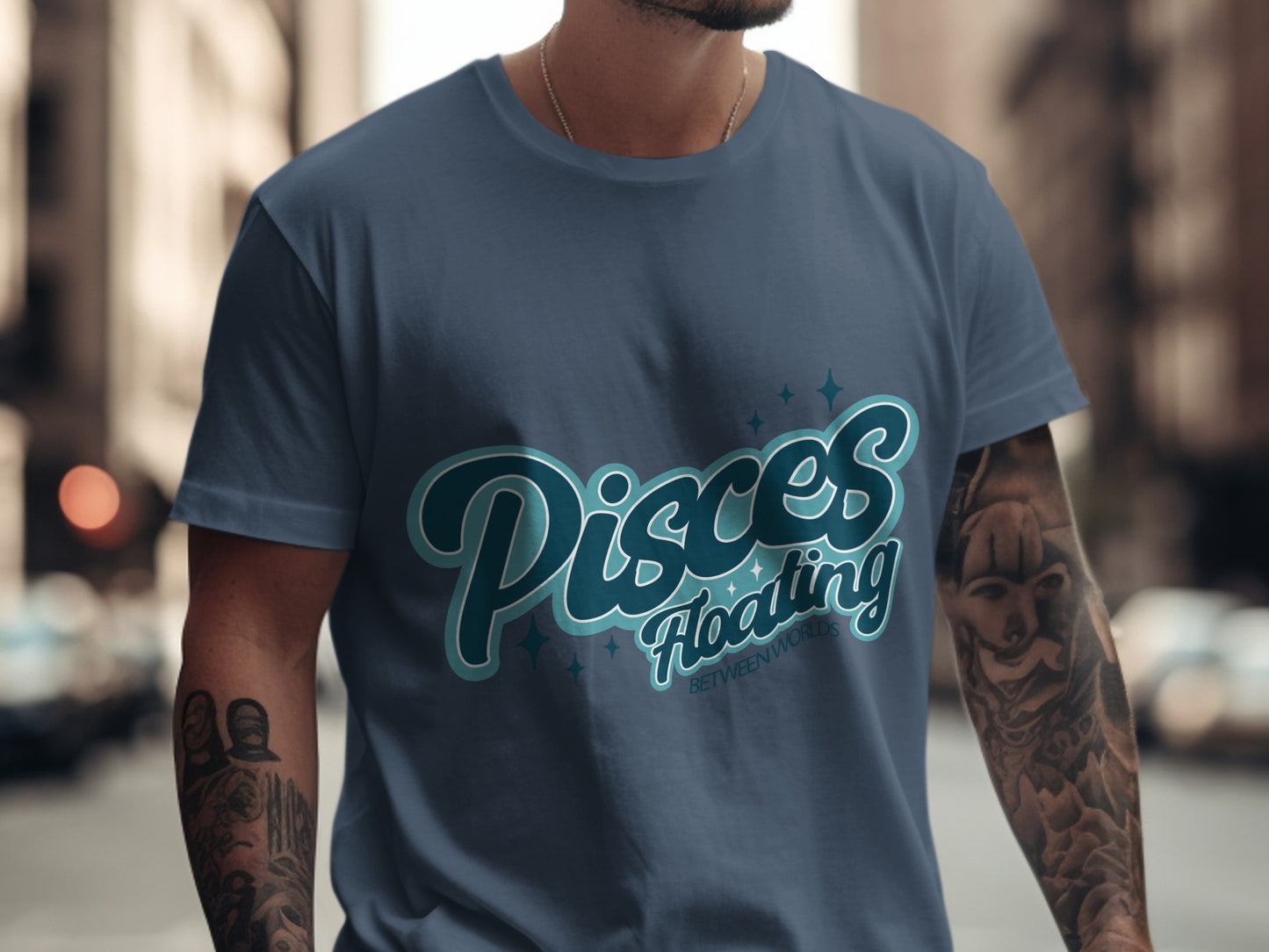 Pisces Floating Between Worlds Graphic T-shirt