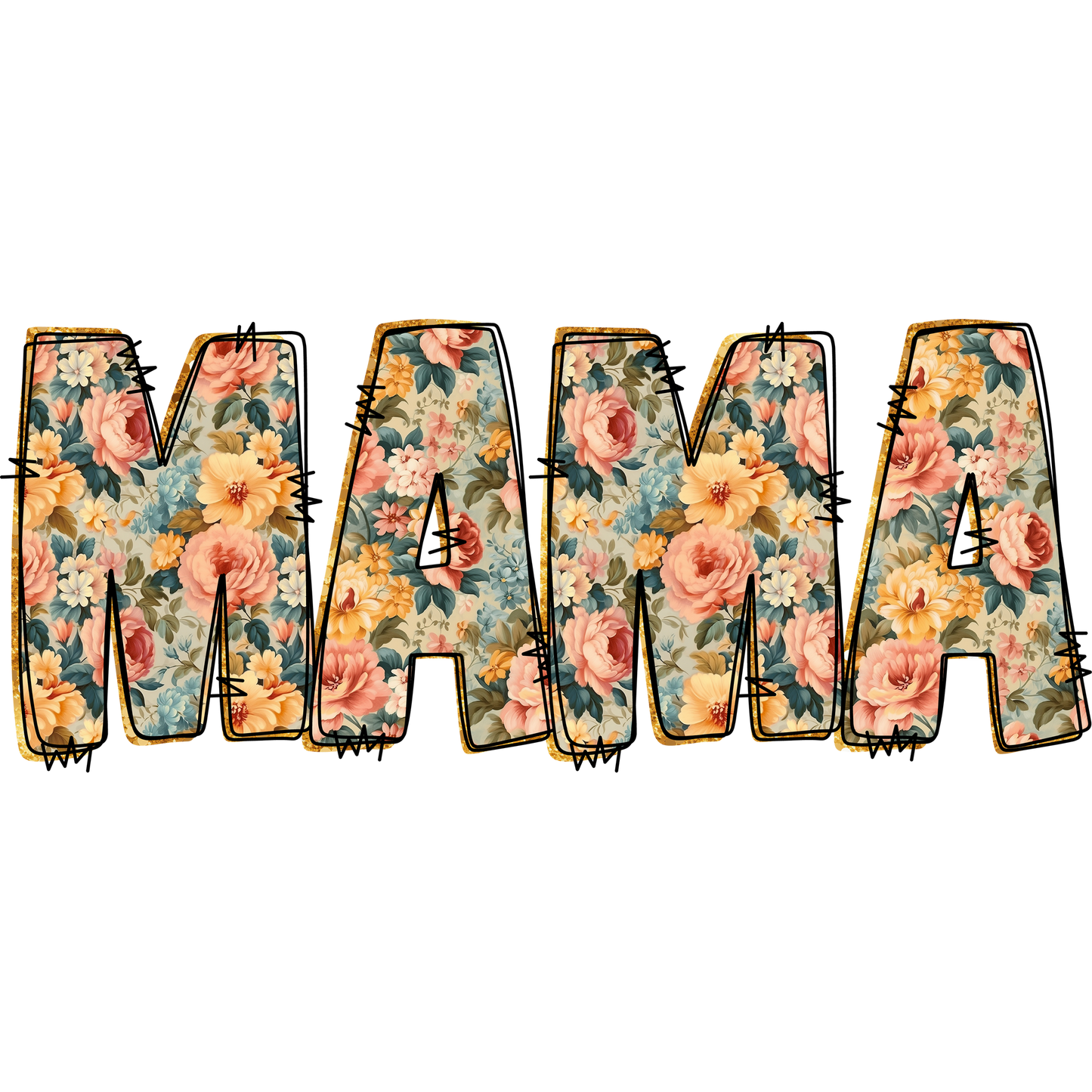 Floral Mama Design Mother's Day Gift Product
