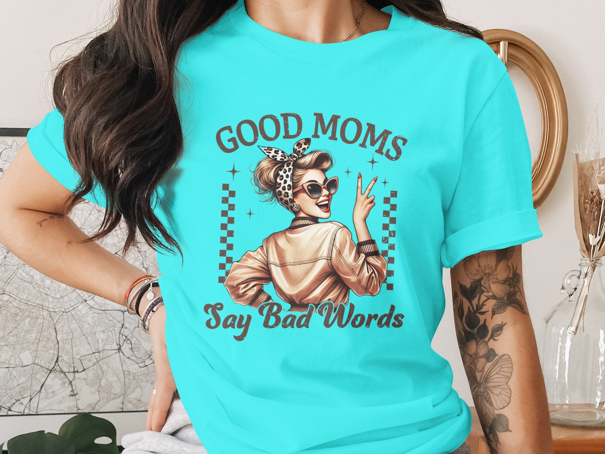 Good Moms Say Bad Words Graphic T-Shirt