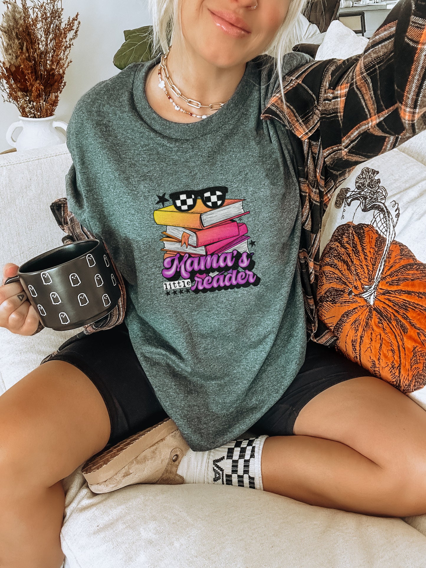 Mama's Little Reader Graphic Tee Product