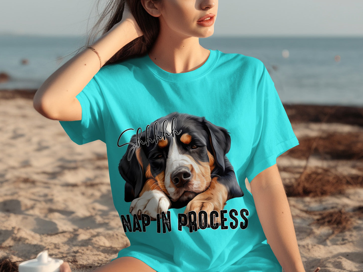 Shhhhh Nap In Process Adorable Puppy T-Shirt