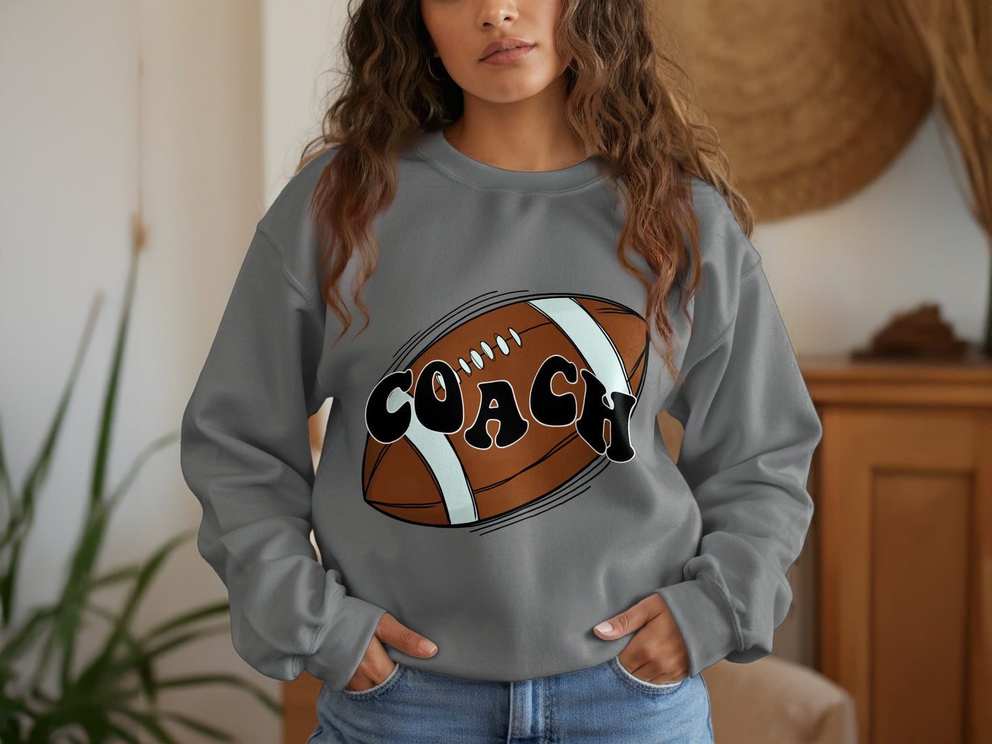 Sporty Coach Graphic Design Sweatshirt product type